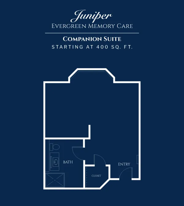 Floor plans for the Juniper at Cathedral Hill.