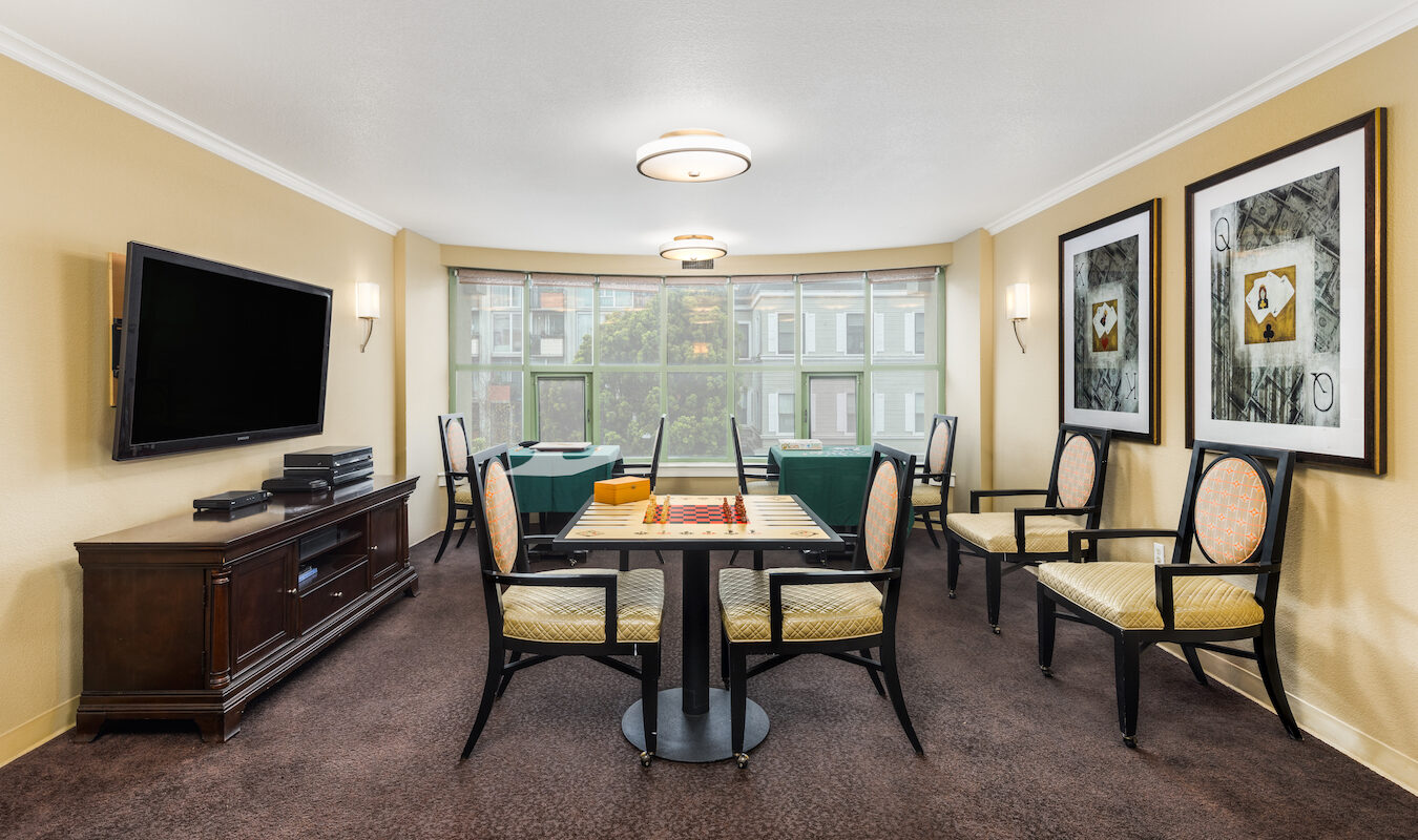 Ivy Park at Cathedral Hill game room