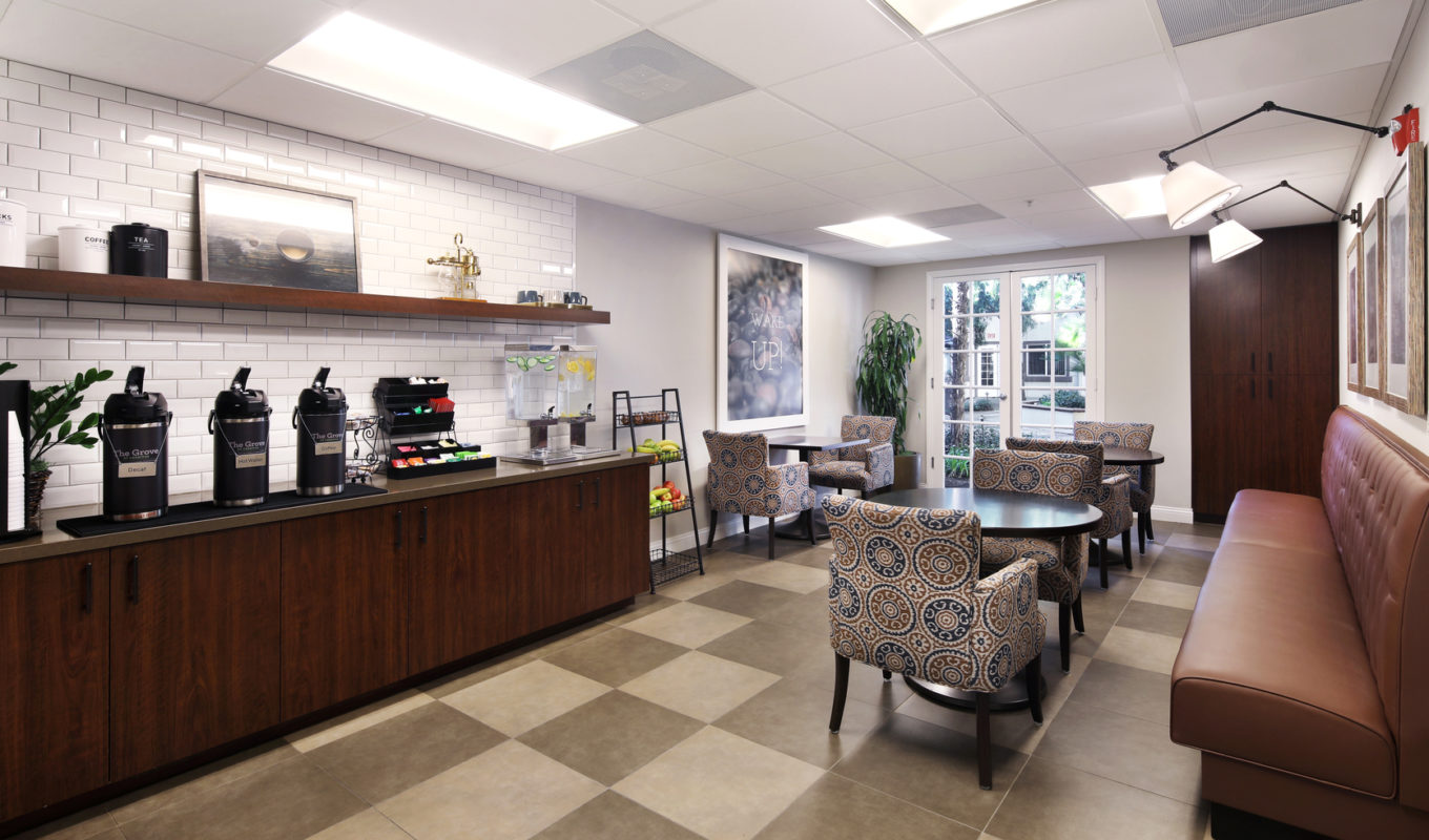 Cerritos coffee area