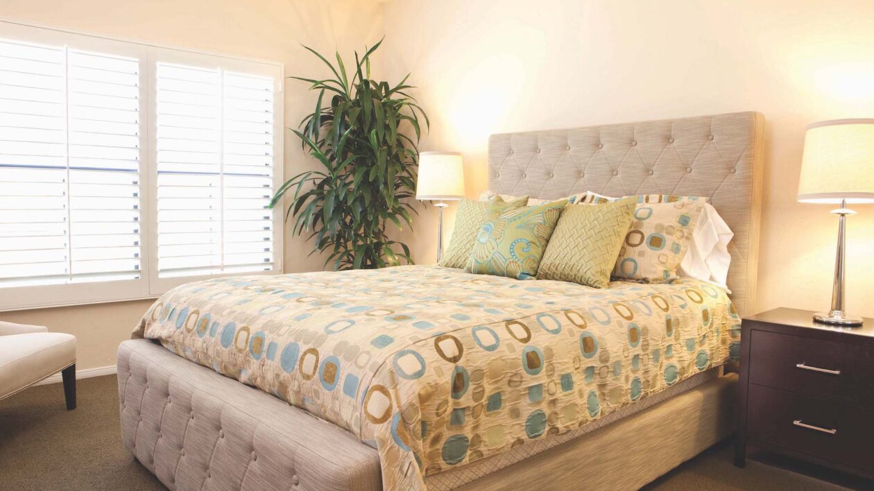 model bedroom at Ivy Residences at Redlands