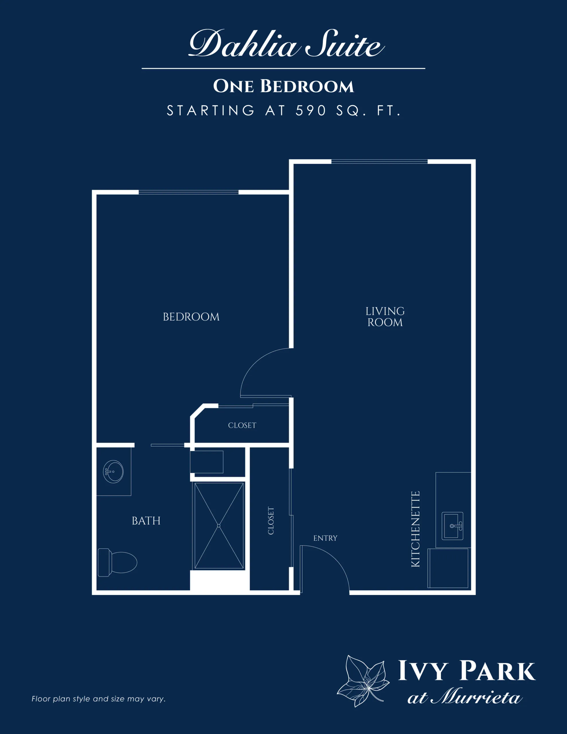 Dahlia Suite floor plan