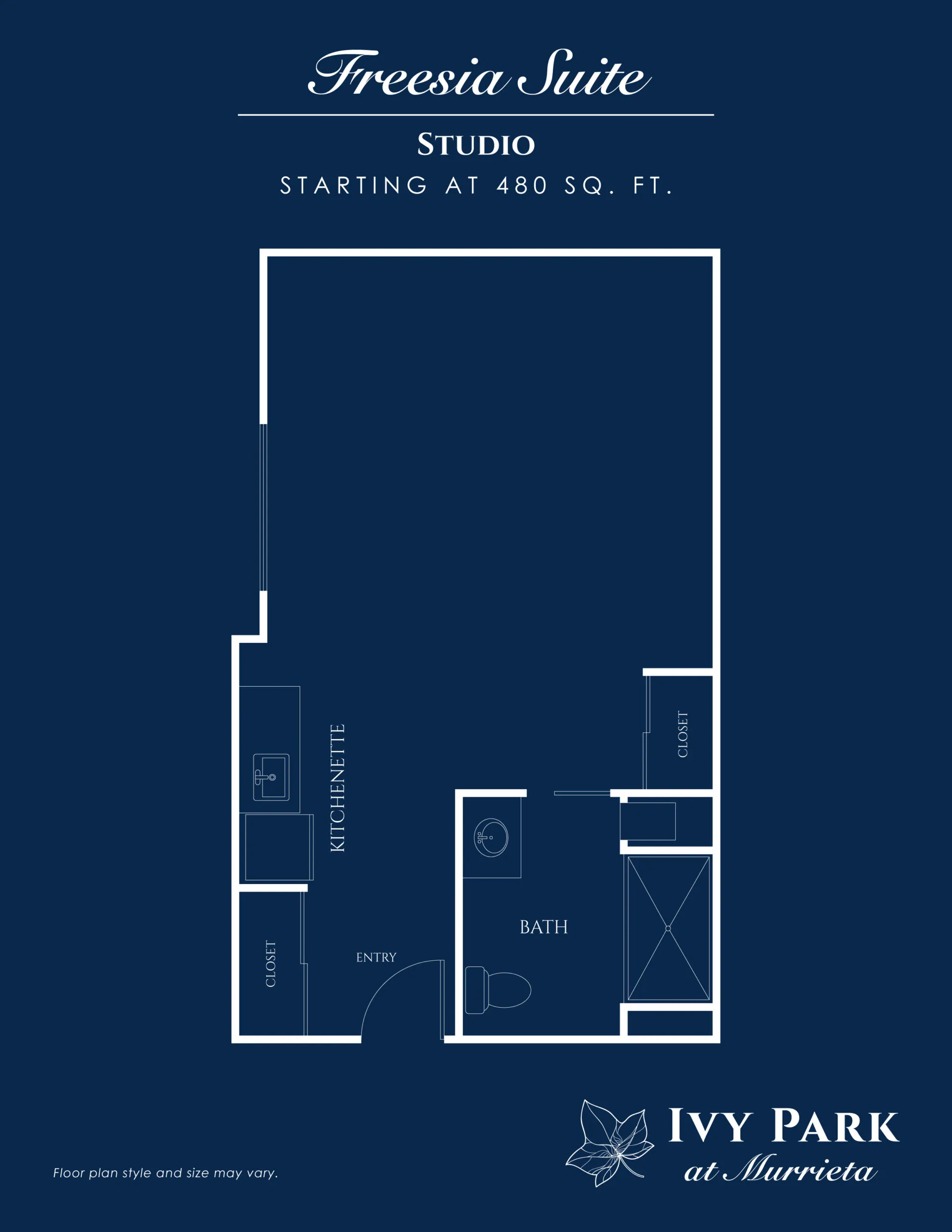 Freesia Suite floor plan