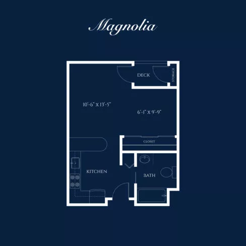 Floorplan of the Magnolia room