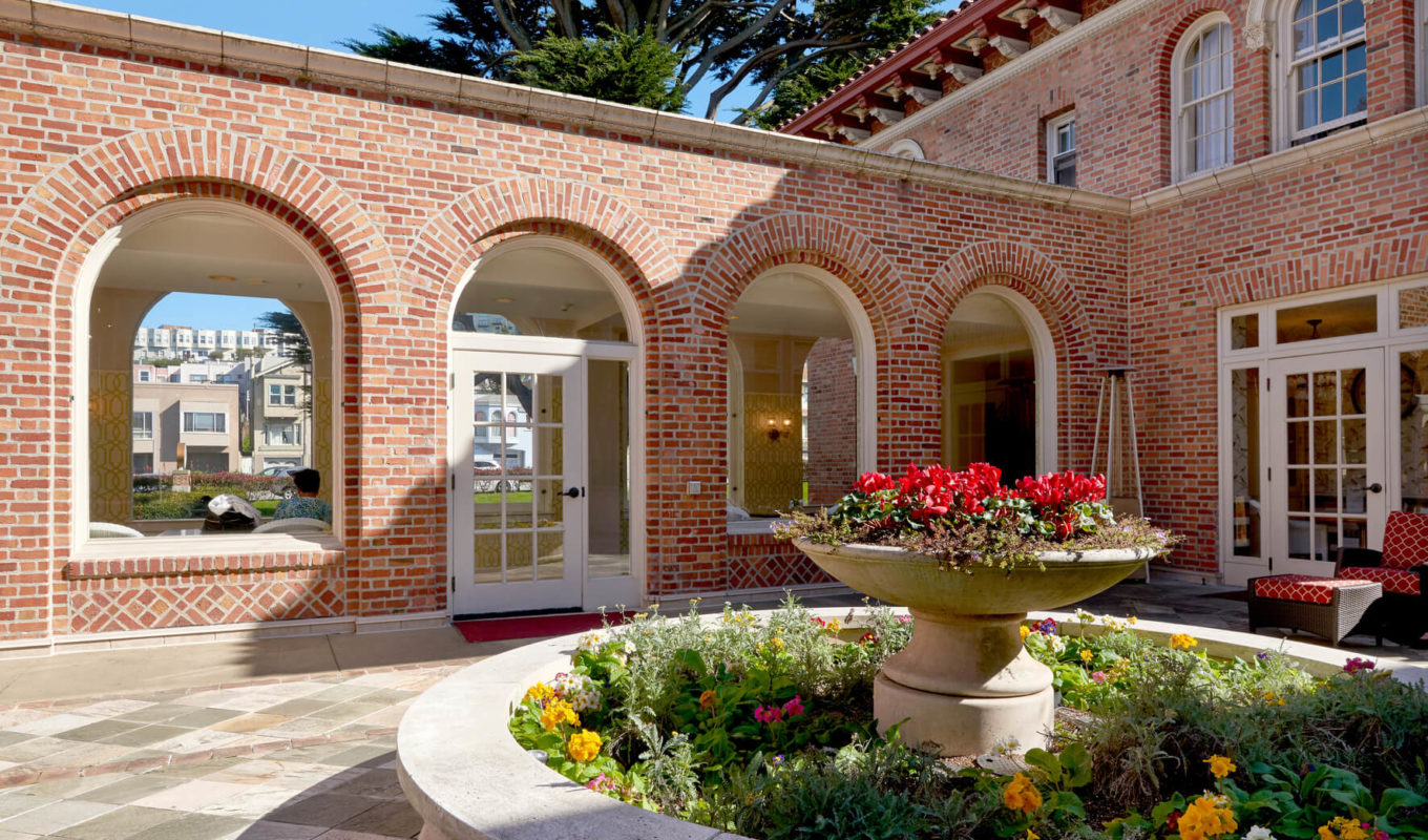 Golden Gate courtyard