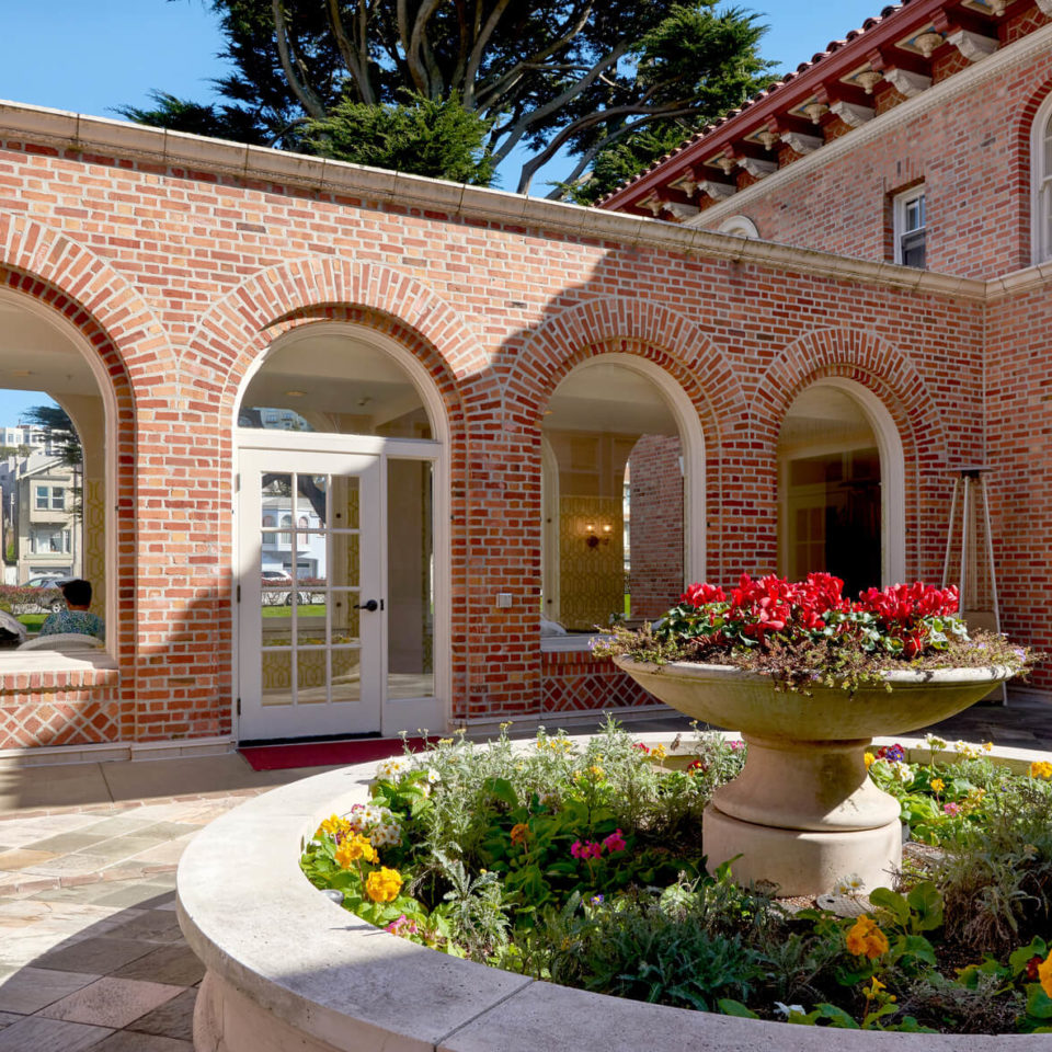 Golden Gate courtyard
