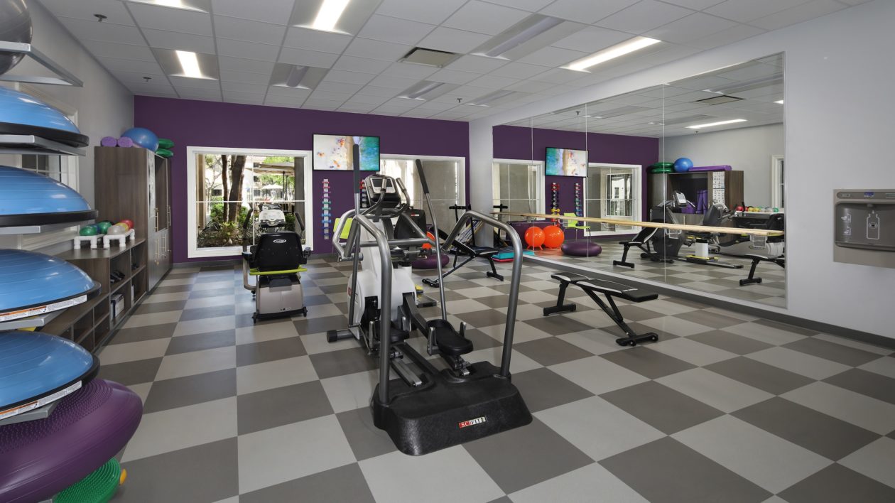Wellington gym and exercise room