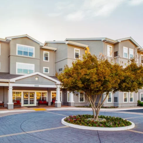 exterior view of San Jose ivy living building